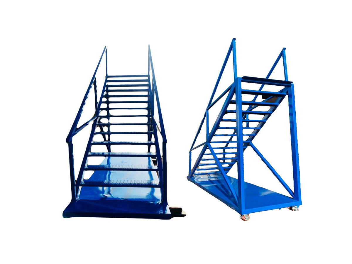 Fabricated chutes and stairs | AME Storage Solutions| racking and shelving company in UAE