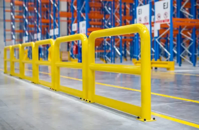 Safety barriers and column guards | AME Storage Solutions LLC| racking system in UAE