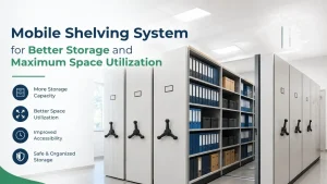 Mobile shelving system for better storage and maximum space utilization